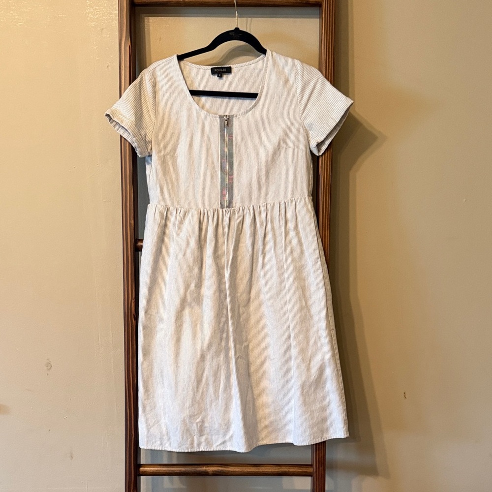 Roolee Casual Pinstripe Dress